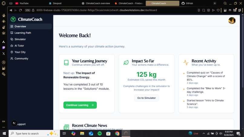 ClimateCoach – screenshot 3