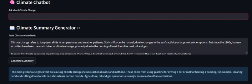 AI Climate app – screenshot 3
