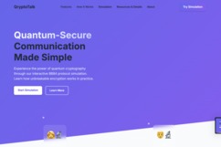 QryptoTalk: Simulating the Quantum Future – screenshot 1