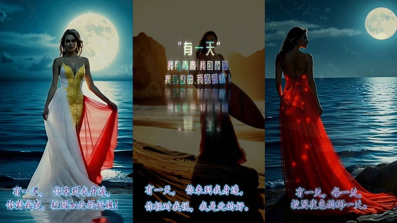 有一天 （男声）逝去的青春、歌曲、爱情 – screenshot 1
