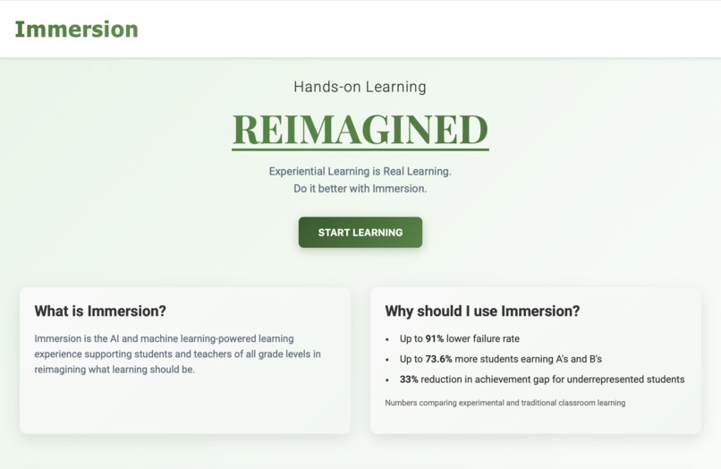 Immersion – screenshot 1