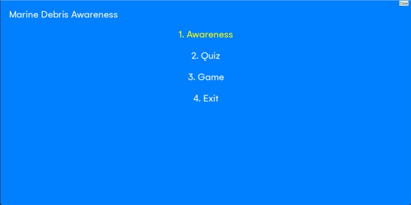 Python Marine Debris Game – screenshot 1