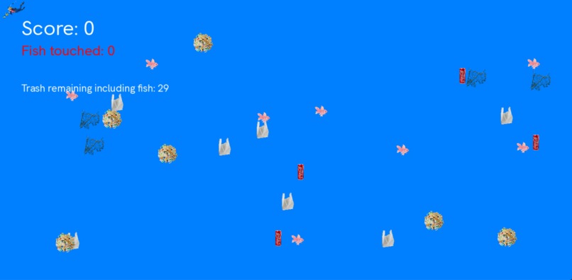 Python Marine Debris Game – screenshot 2