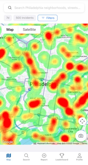 PhilaWatch – screenshot 2
