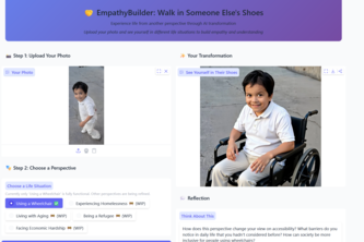 EmpathyBuilder: Walk in Someone Else's Shoes