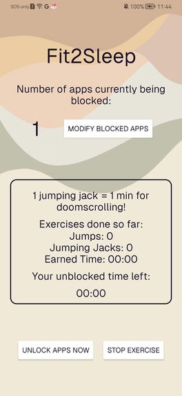 fit2sleep – screenshot 3