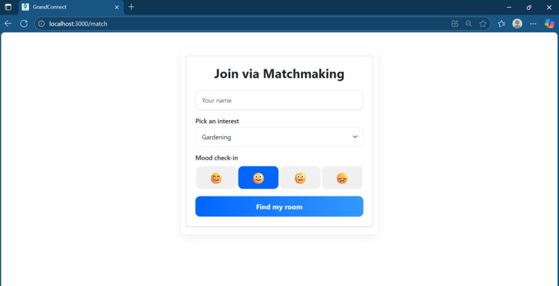 GrandConnect – screenshot 2