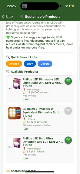 SustainaView – screenshot 2