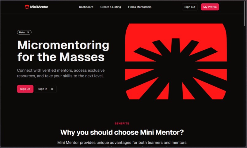 MiniMentor – screenshot 1
