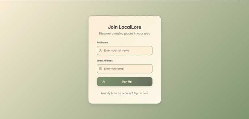 LocalLore – screenshot 2