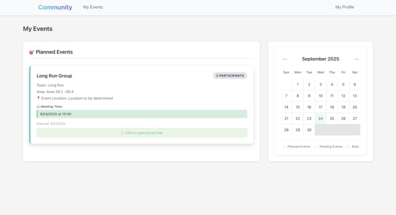 Community – screenshot 1