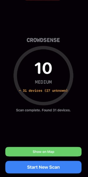 CrowdSense – screenshot 2