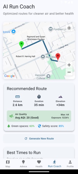 HealthMap AI – screenshot 2