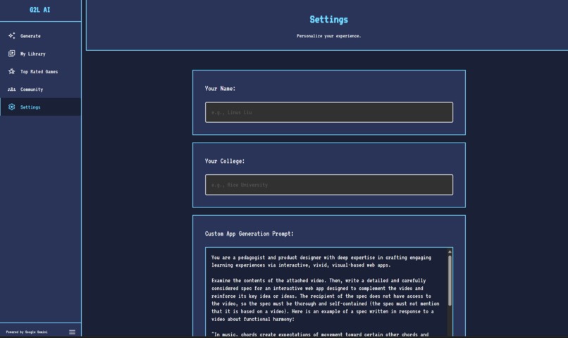 GameToLearn AI (G2L AI) – screenshot 9