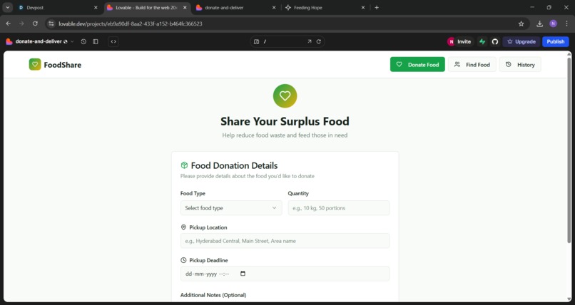 Donate-and-Deliver – screenshot 4