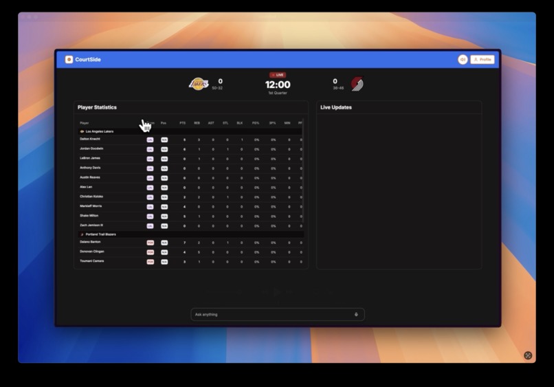 CourtSide – screenshot 4