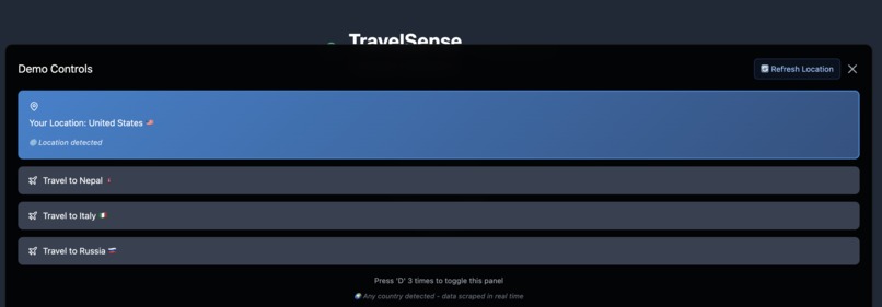 TravelSense – screenshot 4