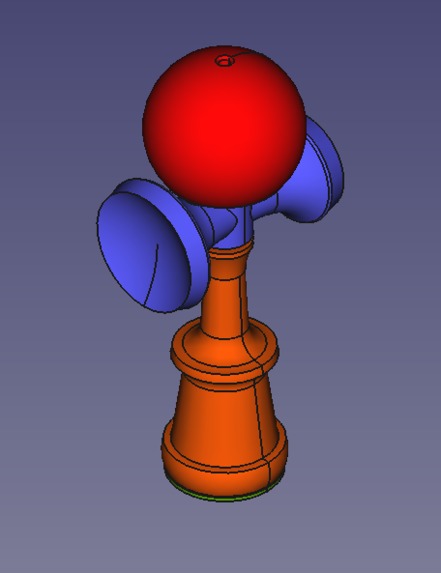 Customized Kendama w/ AM, Perimetric CAD and Removable Parts – screenshot 3