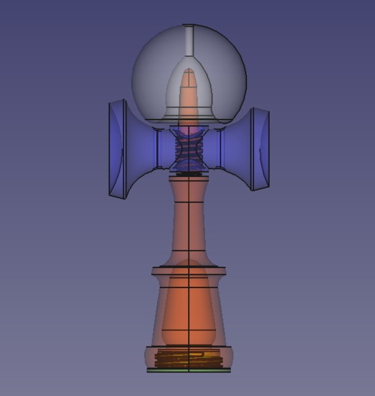 Customized Kendama w/ AM, Perimetric CAD and Removable Parts – screenshot 4