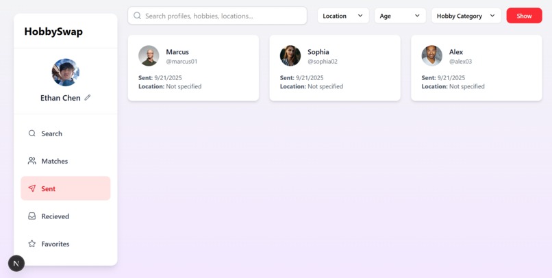 HobbySwap – screenshot 3