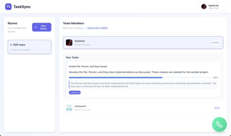 TaskSync – screenshot 1