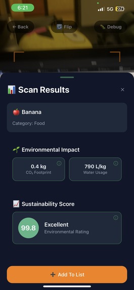 FoodPrint – screenshot 3