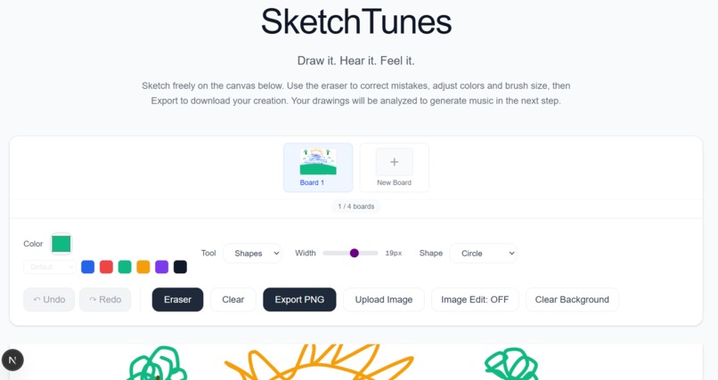 SketchTunes – screenshot 1