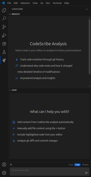 CodeScribe – screenshot 1