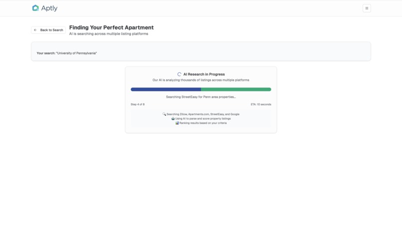 Aptly – screenshot 2