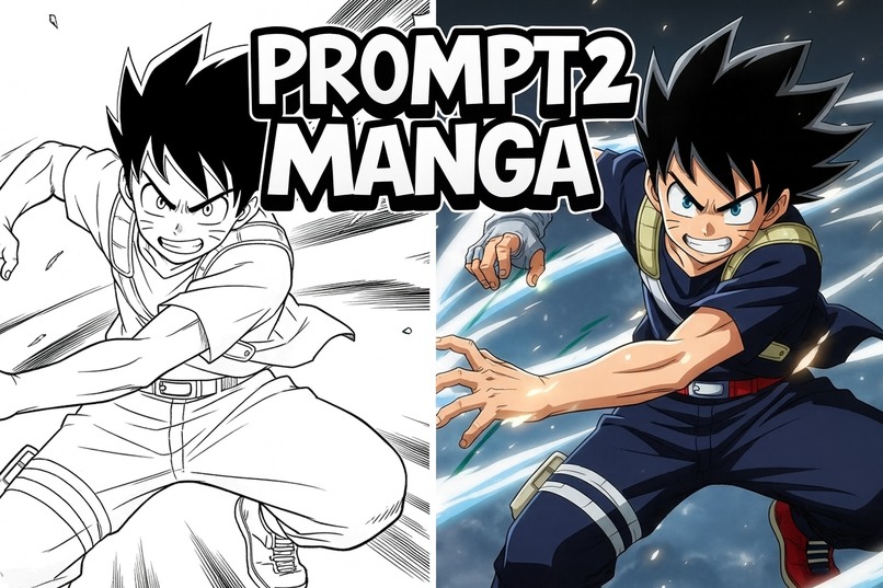 Prompt2Manga  – screenshot 1