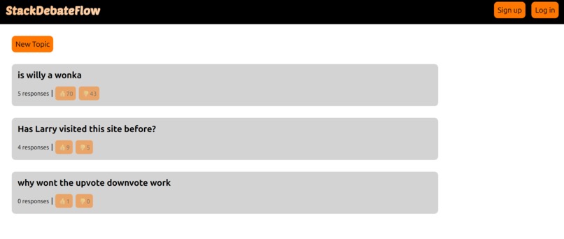 StackDebateFlow – screenshot 2