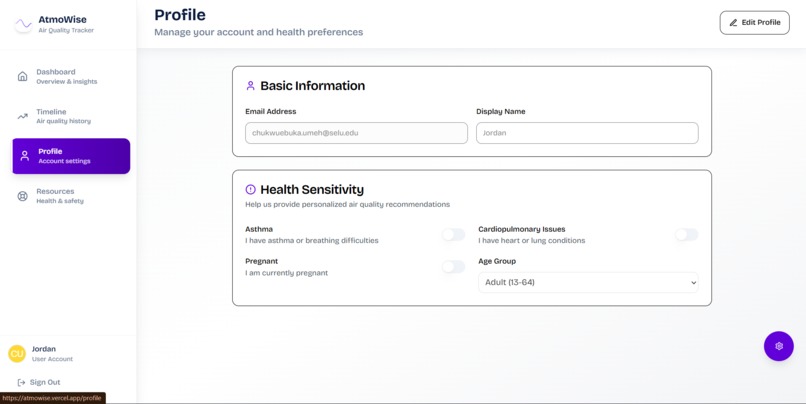 AtmoWise – screenshot 3