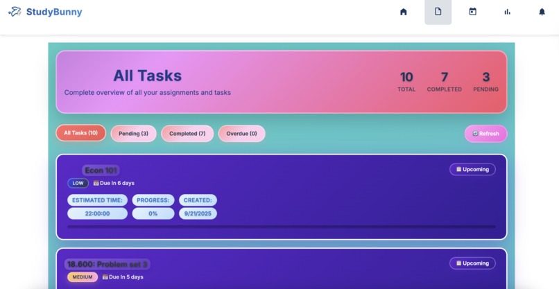 StudyBunny – screenshot 4