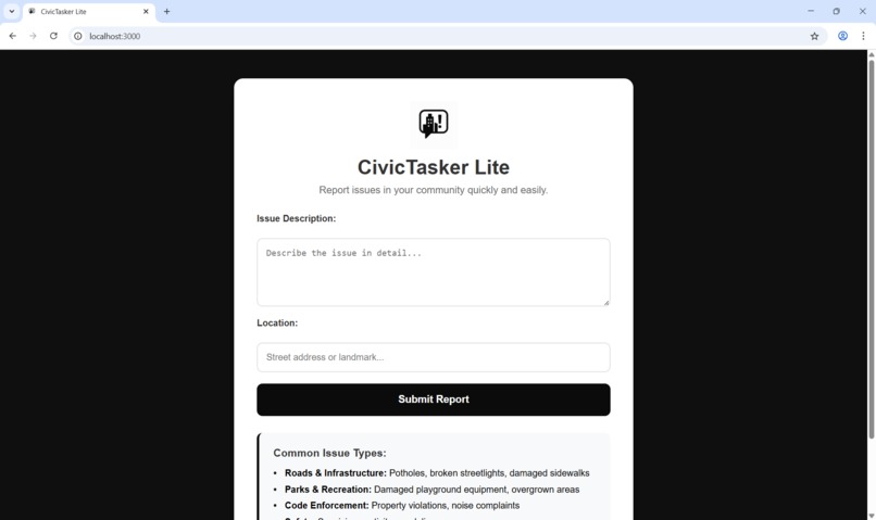Civic-Tasker Lite – screenshot 1