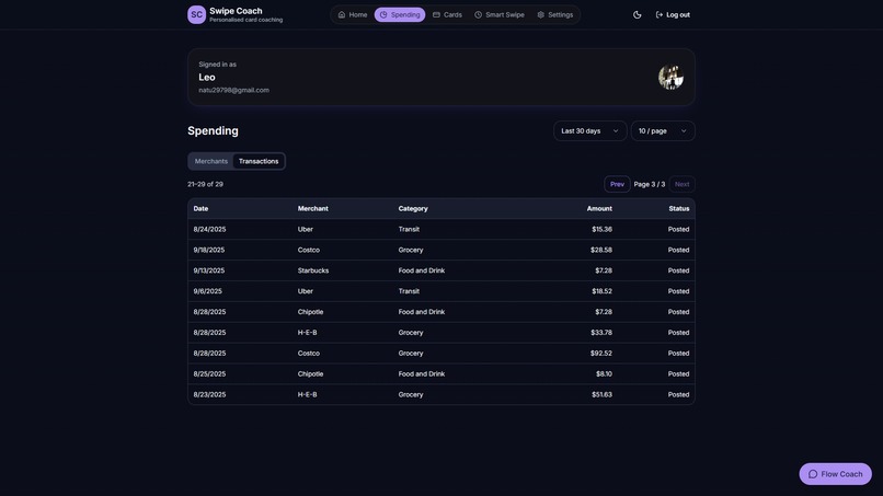 Swipe Coach – screenshot 3
