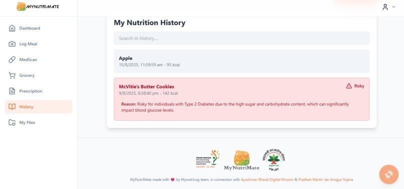 MyNutriMate – screenshot 4