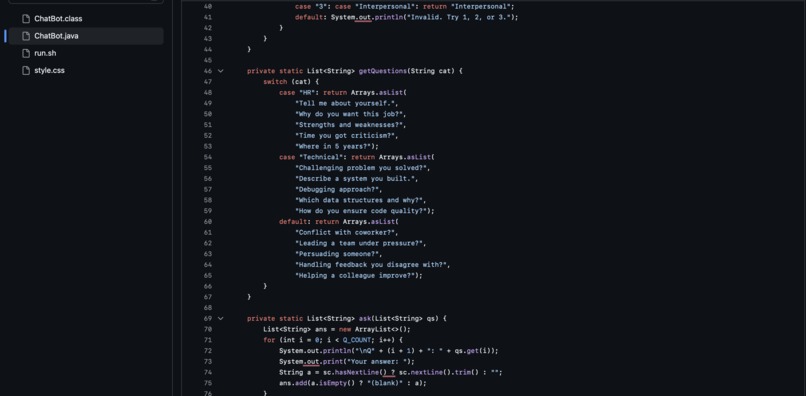 HireMeBot – screenshot 3
