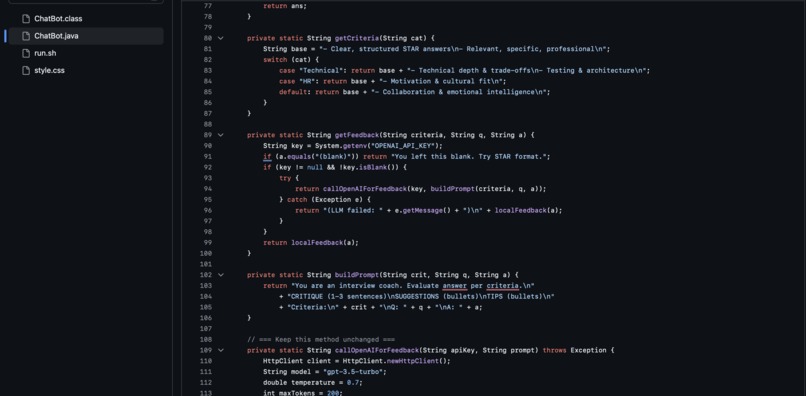 HireMeBot – screenshot 2