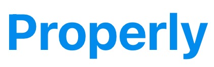 Properly – screenshot 1