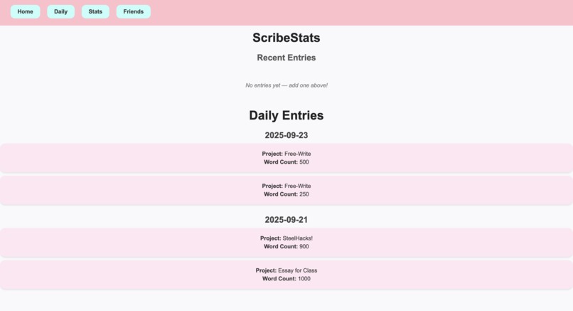 ScribeStats – screenshot 4