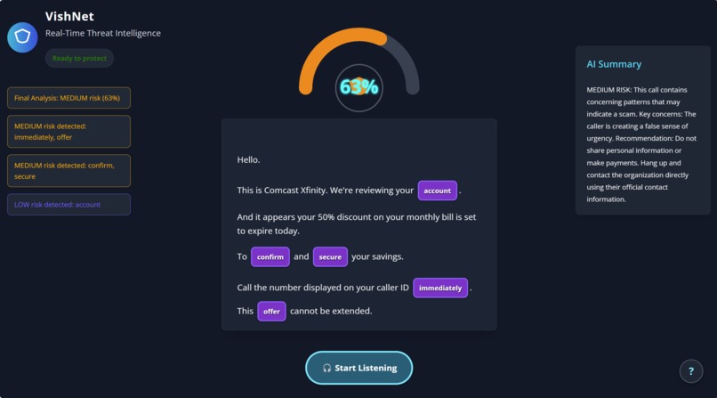 VishNet – screenshot 1
