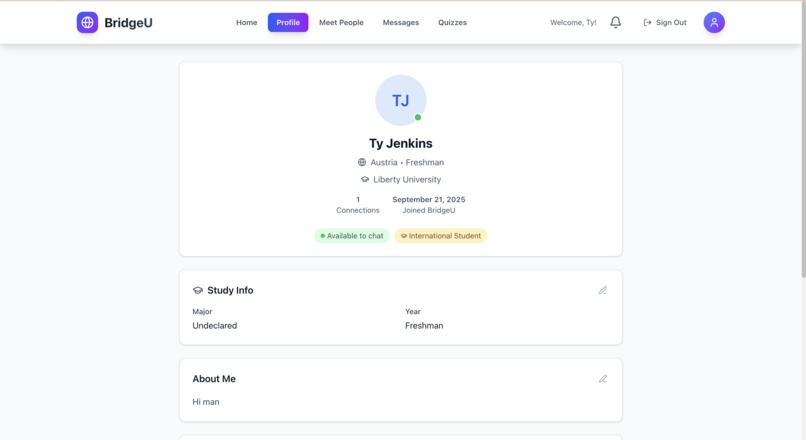 BridgeU – screenshot 1