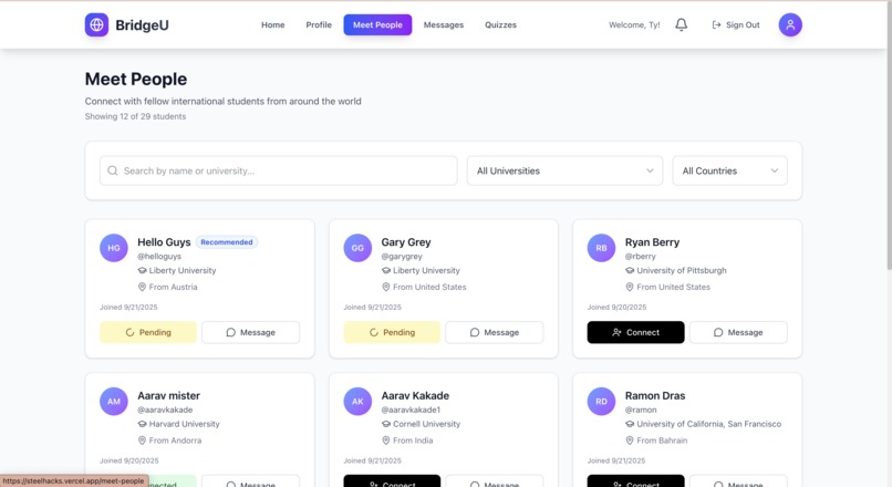 BridgeU – screenshot 4