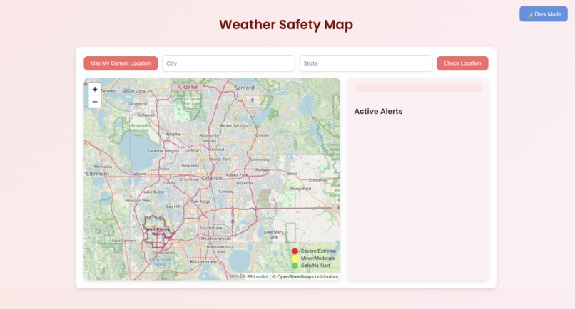 National Weather Safety App – screenshot 1