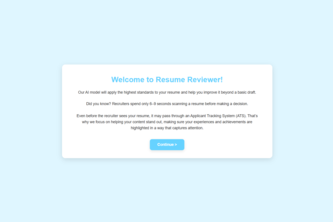 Resume Reviewer
