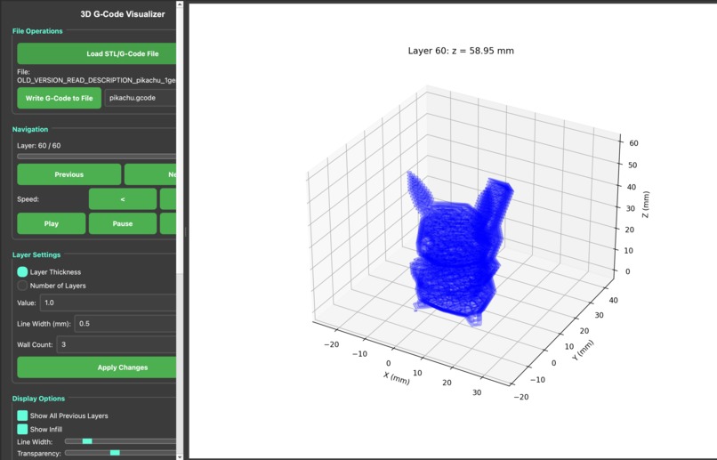 3D STL Slicer and Gcode Visualizer – screenshot 4
