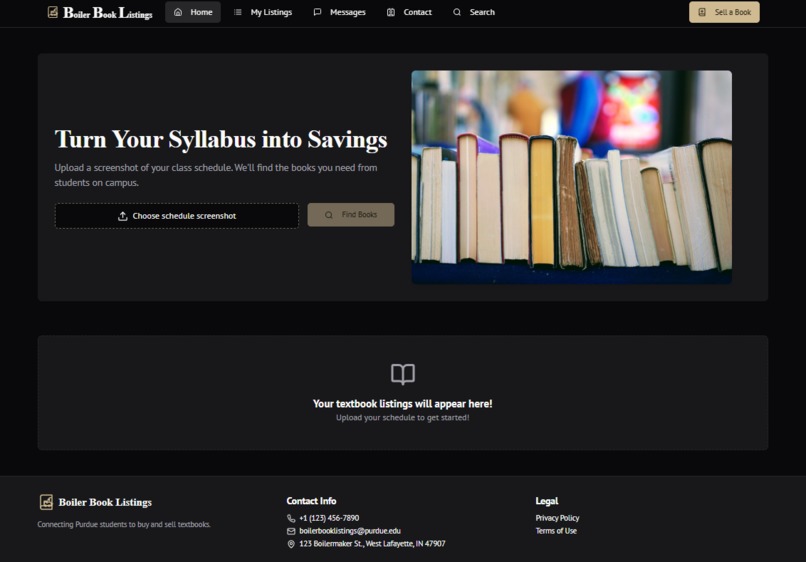 Boiler Book Listings – screenshot 1