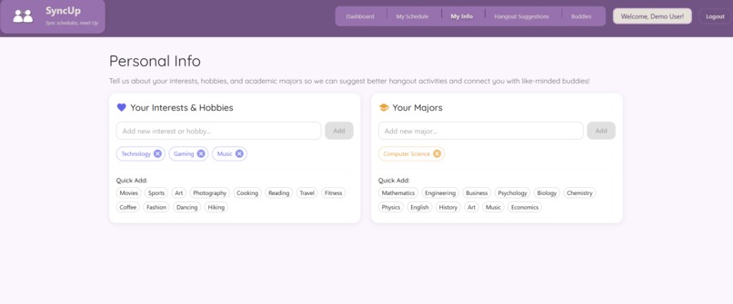 SyncUp – screenshot 3