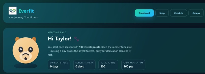 Everfit - Gym Accountability & Streaks – screenshot 1