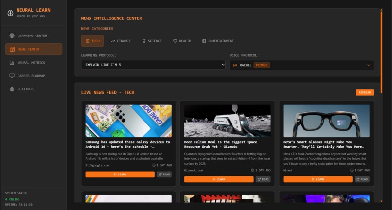Neural Learn – screenshot 2